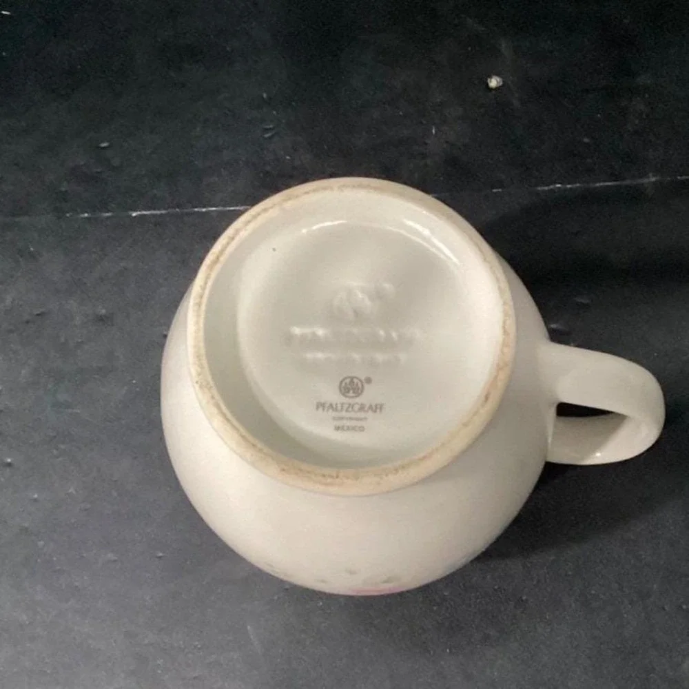 Pfaltzgraff Tea Rose‎ Creamer, Stoneware Floral Pitcher, Tableware, Cottagecore